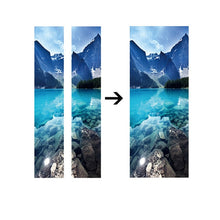 Load image into Gallery viewer, landscape pattern door wallpaper stickers Beach, waves, sunset home decor door poster for wall stickers on door 200cm*77cm