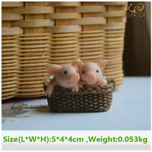 Load image into Gallery viewer, Everyday Collection Cute pig home decoration accessories fairy garden miniature animal figurines car desktop decor birthday gift