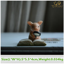 Load image into Gallery viewer, Everyday Collection Cute pig home decoration accessories fairy garden miniature animal figurines car desktop decor birthday gift