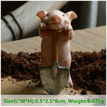 Load image into Gallery viewer, Everyday Collection Cute pig home decoration accessories fairy garden miniature animal figurines car desktop decor birthday gift
