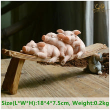 Load image into Gallery viewer, Everyday Collection Cute pig home decoration accessories fairy garden miniature animal figurines car desktop decor birthday gift