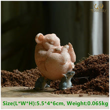 Load image into Gallery viewer, Everyday Collection Cute pig home decoration accessories fairy garden miniature animal figurines car desktop decor birthday gift